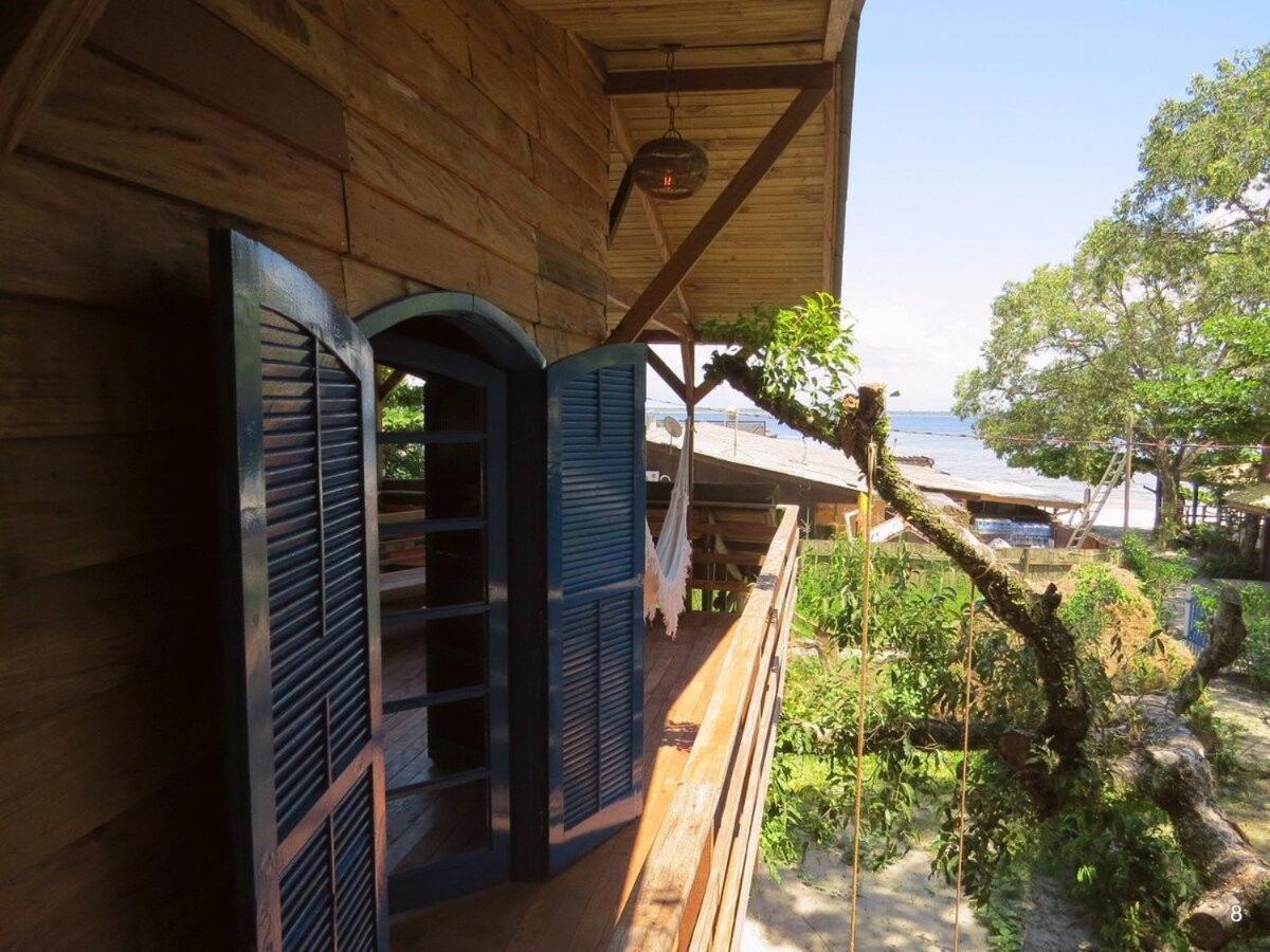 Casa Estilosa E Rustica Com Vista Para O Por Do Sol Da Ilha Do Mel! Exteriör bild
