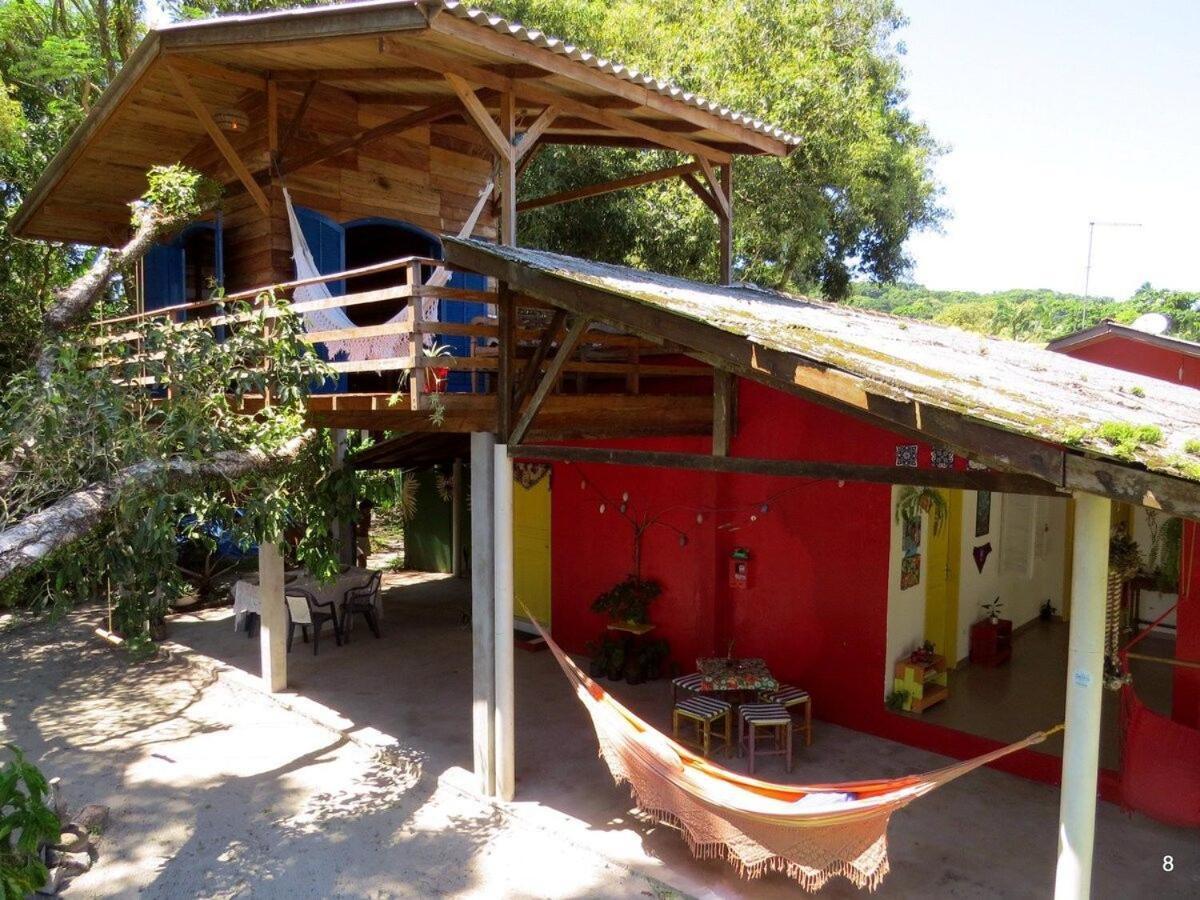 Casa Estilosa E Rustica Com Vista Para O Por Do Sol Da Ilha Do Mel! Exteriör bild