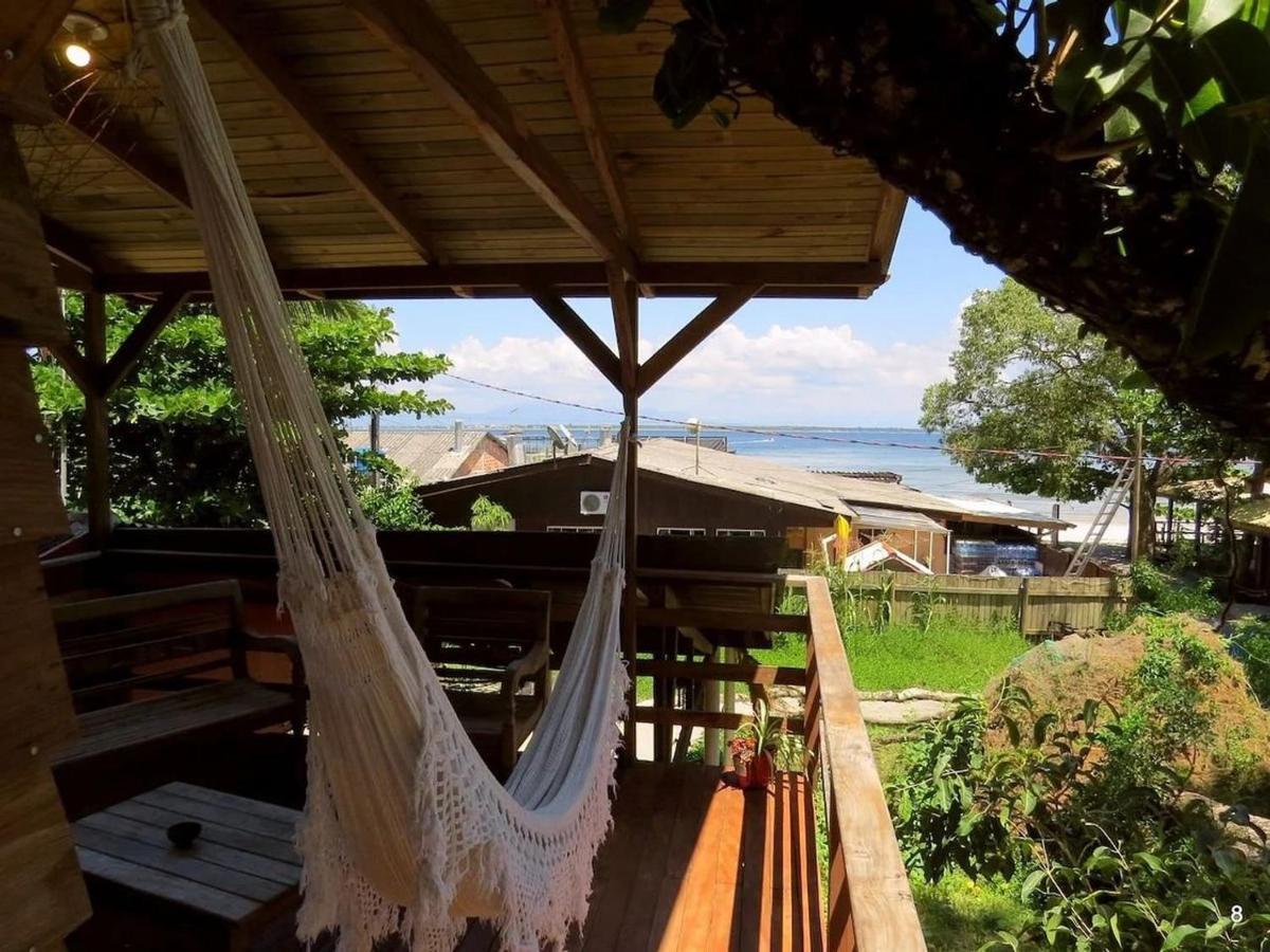 Casa Estilosa E Rustica Com Vista Para O Por Do Sol Da Ilha Do Mel! Exteriör bild